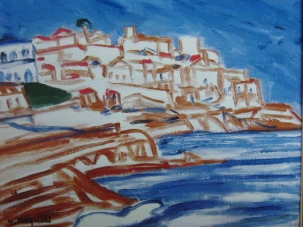 野口 弥太郎、風の日、高級希少画集画、版上サイン入 新品額付