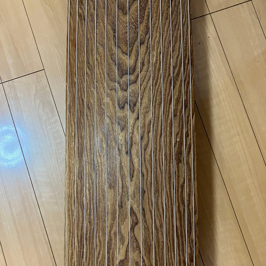 13弦 筝 琴　詩絵あり　すだれ彫り