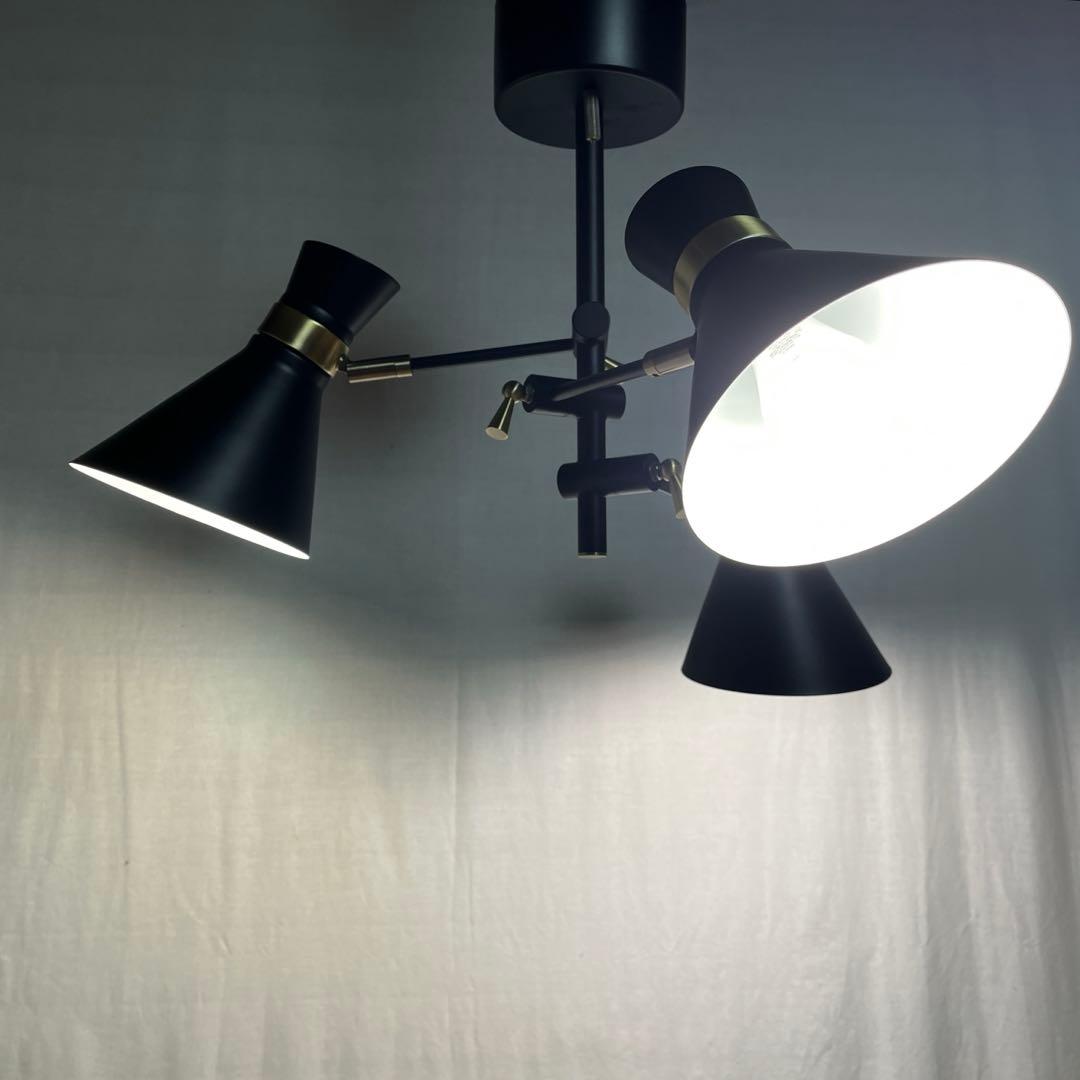 美品 ブルックリンスタイル◾️トヨスター 3灯式 シーリングライト 天井照明