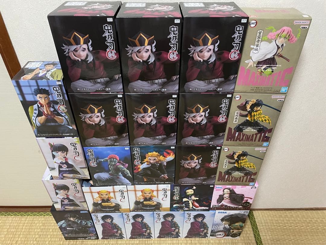 鬼滅の刃 ぬーどるストッパー フィギュア 童磨 25個