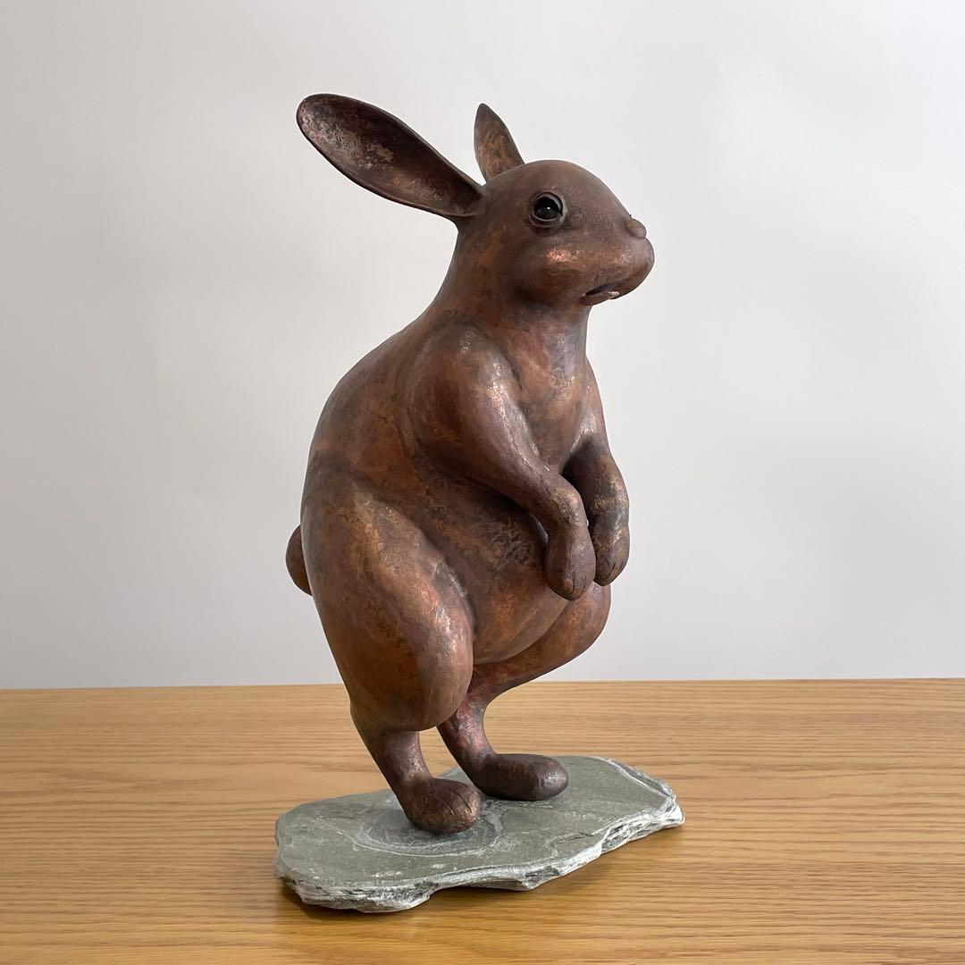 土屋陽太 鍛金 金工美術 一点もの うさぎ 兎 造形作家 オブジェ 金属工芸