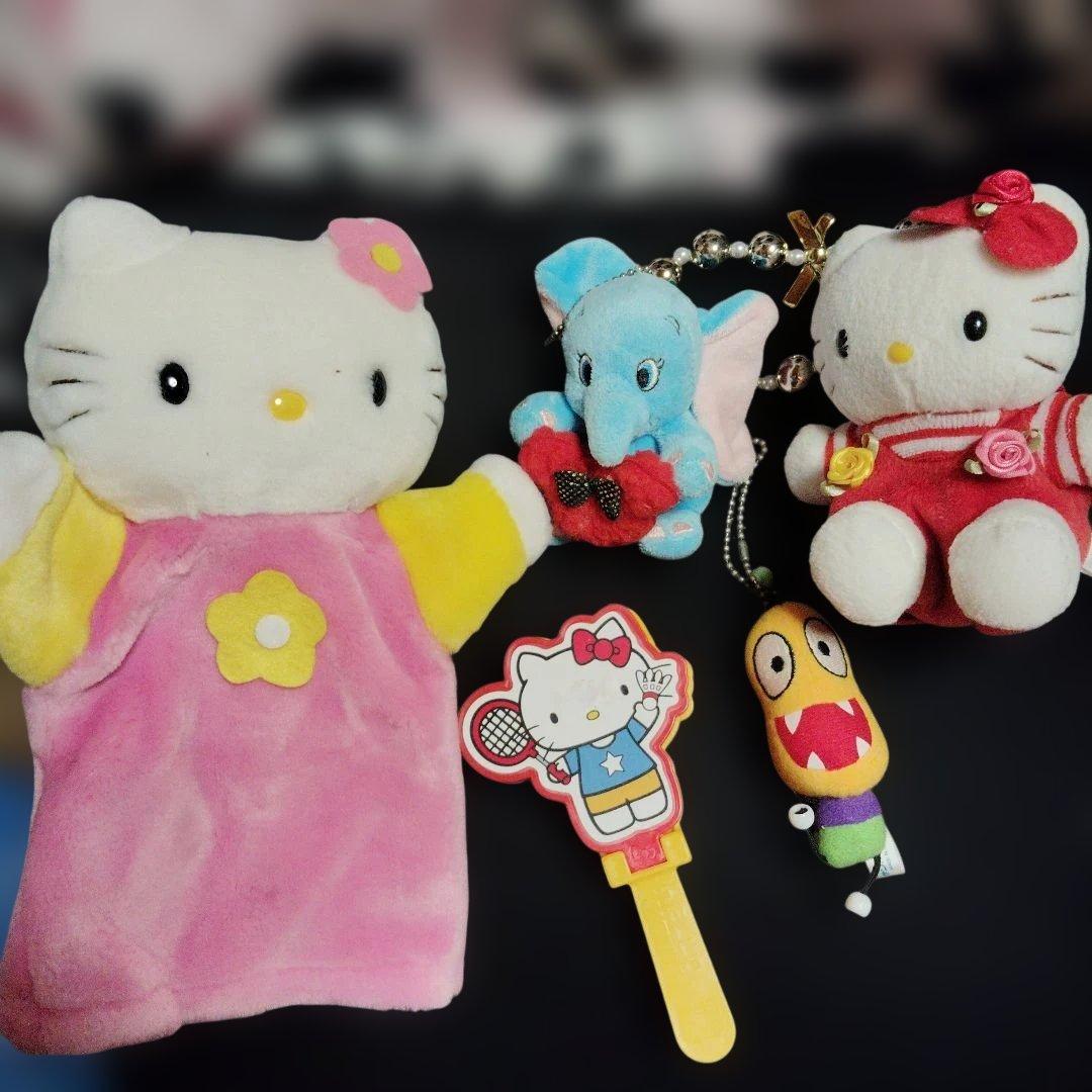 hello Kitty colecctハローキティ 手袋型ぬいぐるみ 約30cm