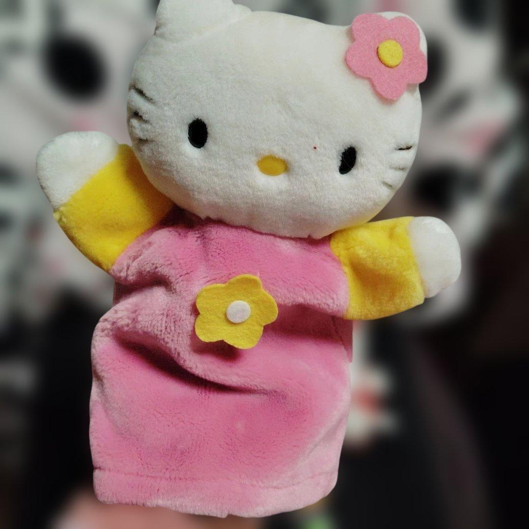 hello Kitty colecctハローキティ 手袋型ぬいぐるみ 約30cm