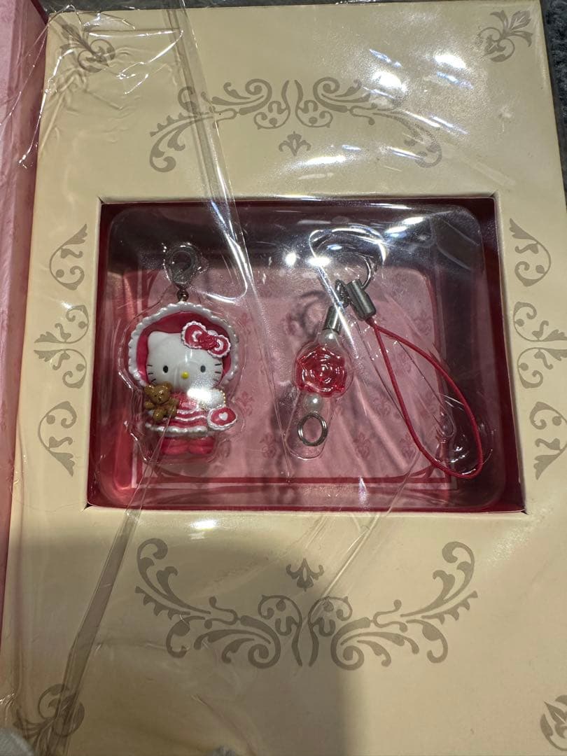 キティ キーホルダー 嶽本野ばら ロリータ キティチャーム 付き書籍 根付け