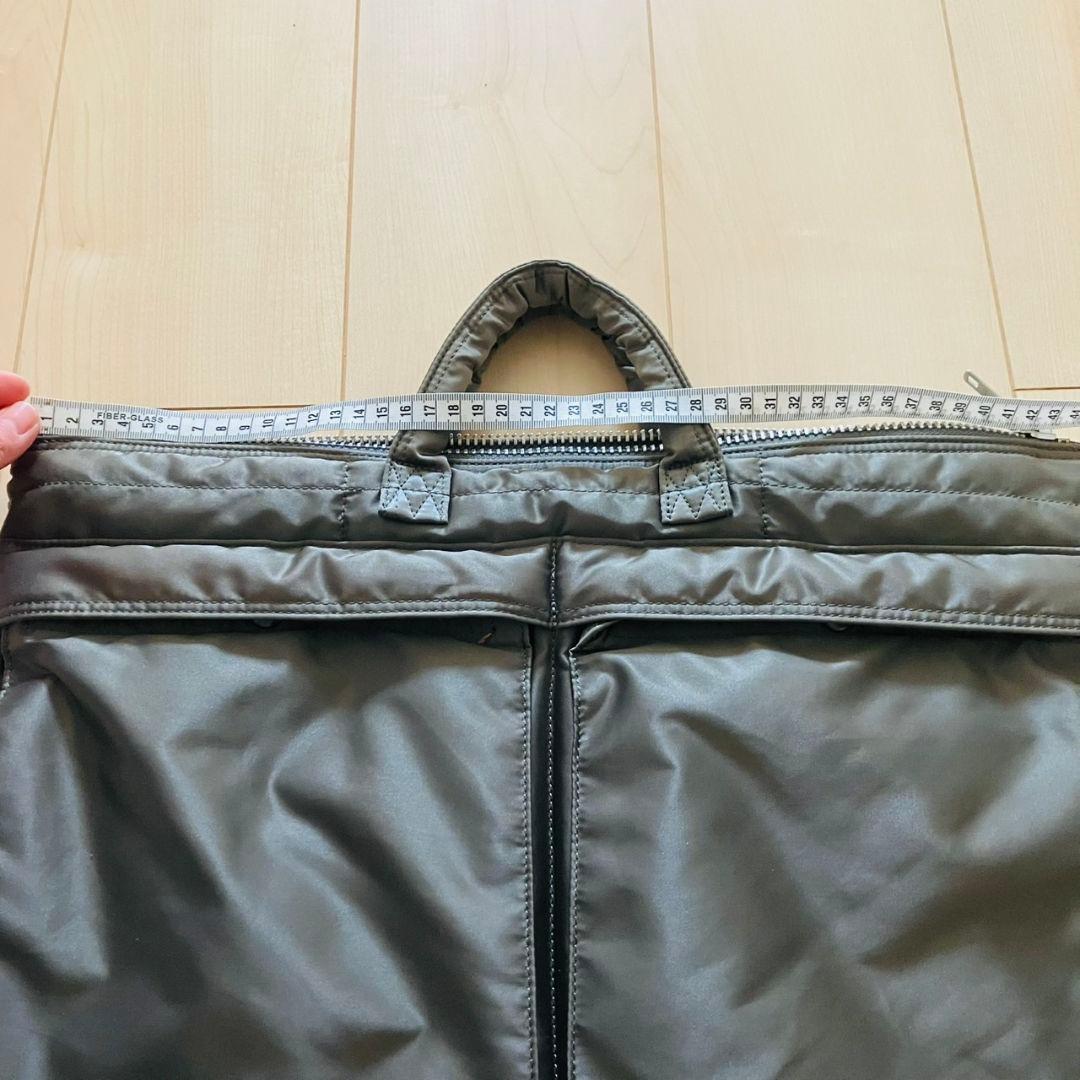 J*3様 美品【ポーター】タンカー★ブリーフケース☆シルバー グレー ナイロンバ