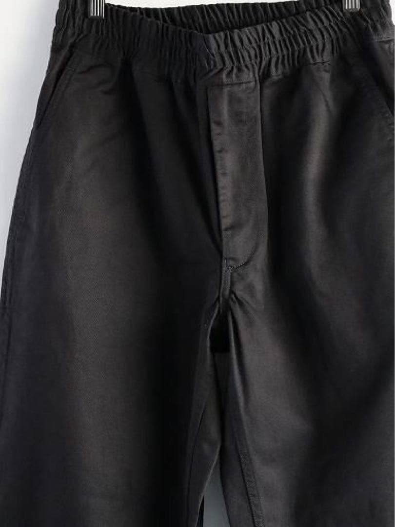 完売 sans limite ゴムパンツ チノ ブラック 0