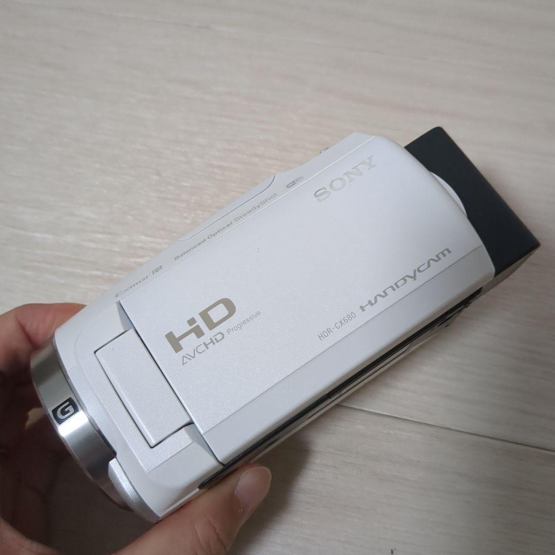 Wi-Fi対応♪ SONY HDR-CX680 ホワイト
