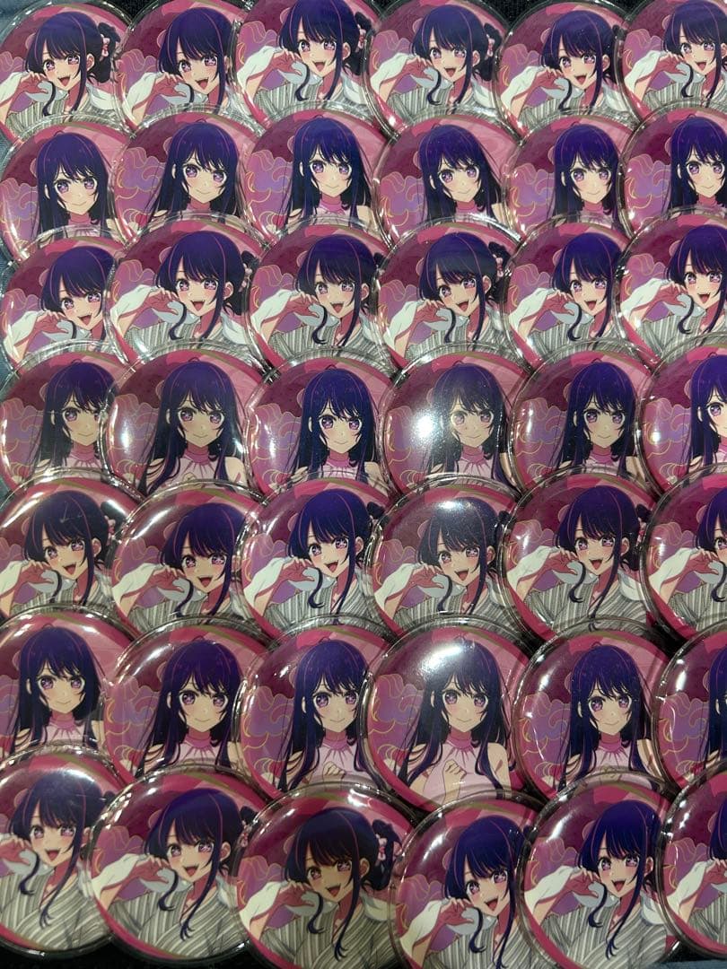 推しの子 極楽湯 缶バッジ 星野アイ 63個