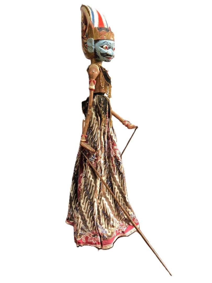 【 ドゥルユドノ（Duryudana）】 アンティーク木偶人形　ワヤン・ゴレ