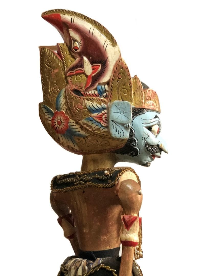 【 ドゥルユドノ（Duryudana）】 アンティーク木偶人形　ワヤン・ゴレ