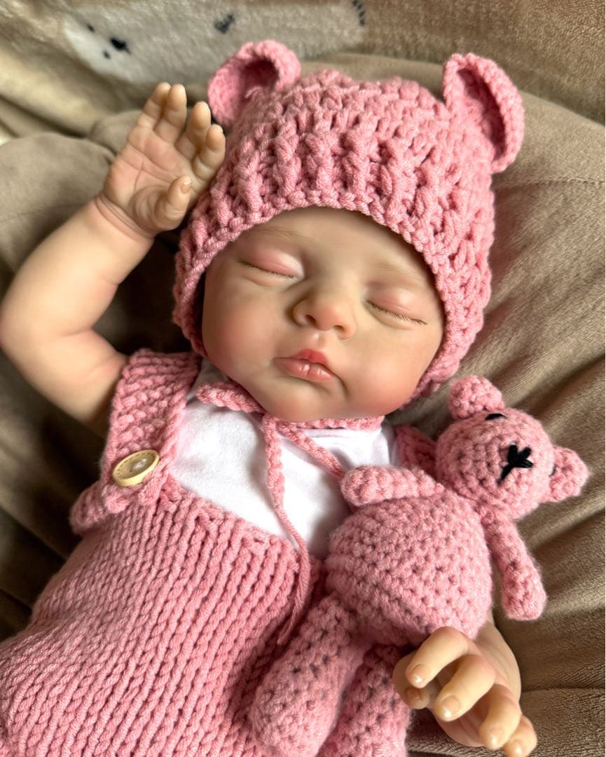 ★新品★リボーンドール 癒しのスリーピングベビーちゃん 45cm