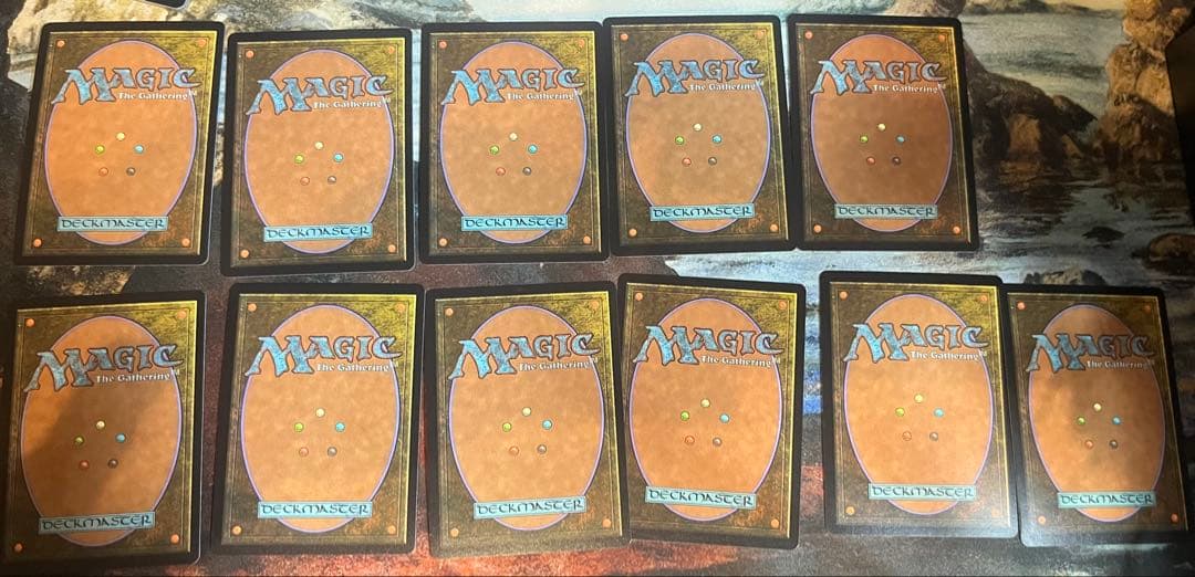 mtg オイルスリック土地　各種11枚セット＋おまけ3枚