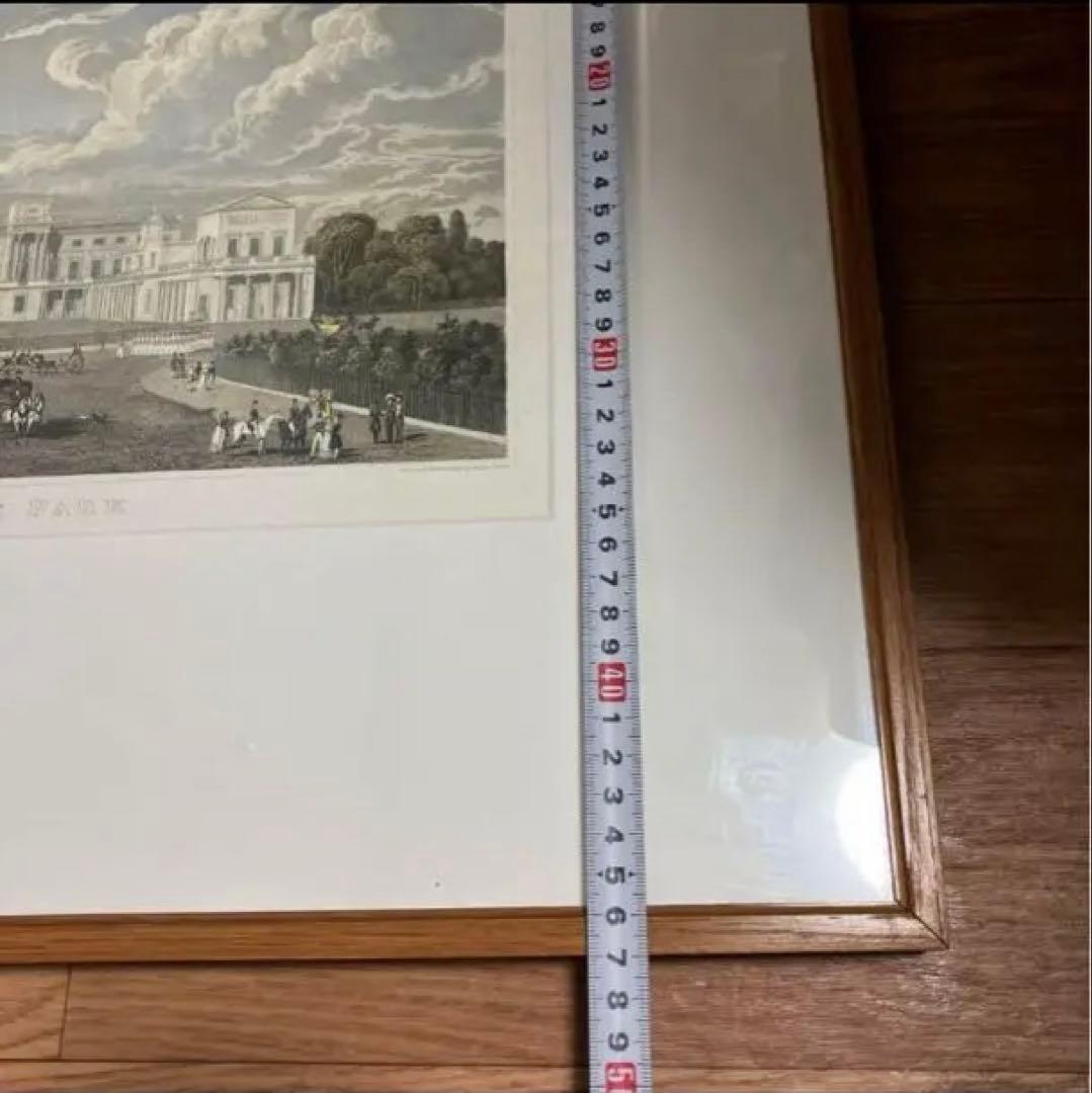 アンティーク版画 リトグラフNEW PALACE ST JAMES PARK