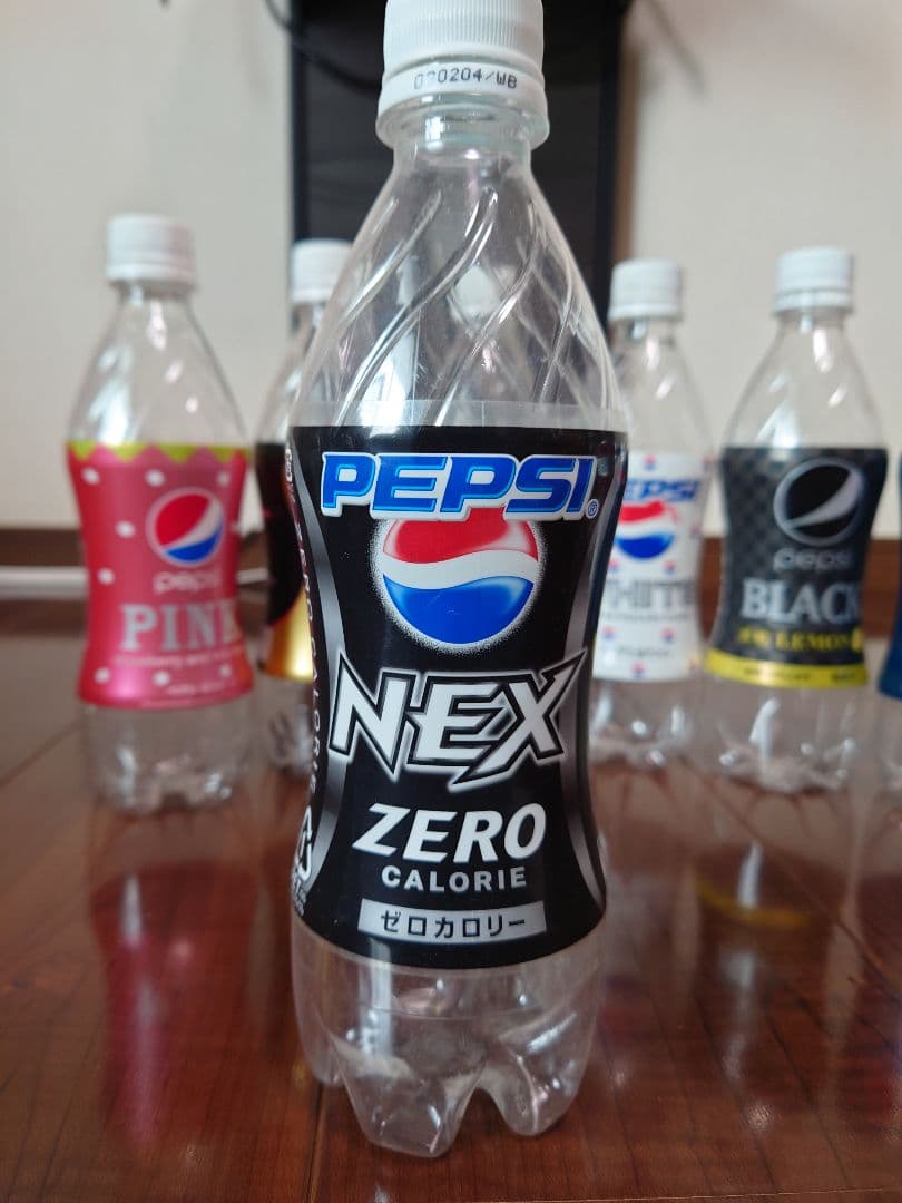 【絶版】ペプシコーララベル付きボトル（期間限定フレーバー）洗浄済み