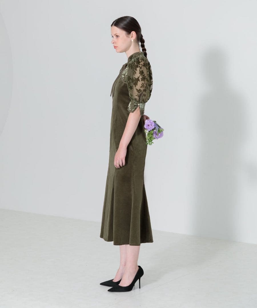 LEJA 花柄ボレロマーメイドワンピース　Mサイズ