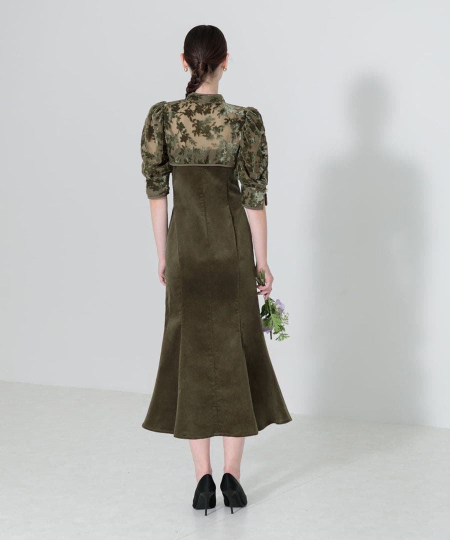 LEJA 花柄ボレロマーメイドワンピース　Mサイズ