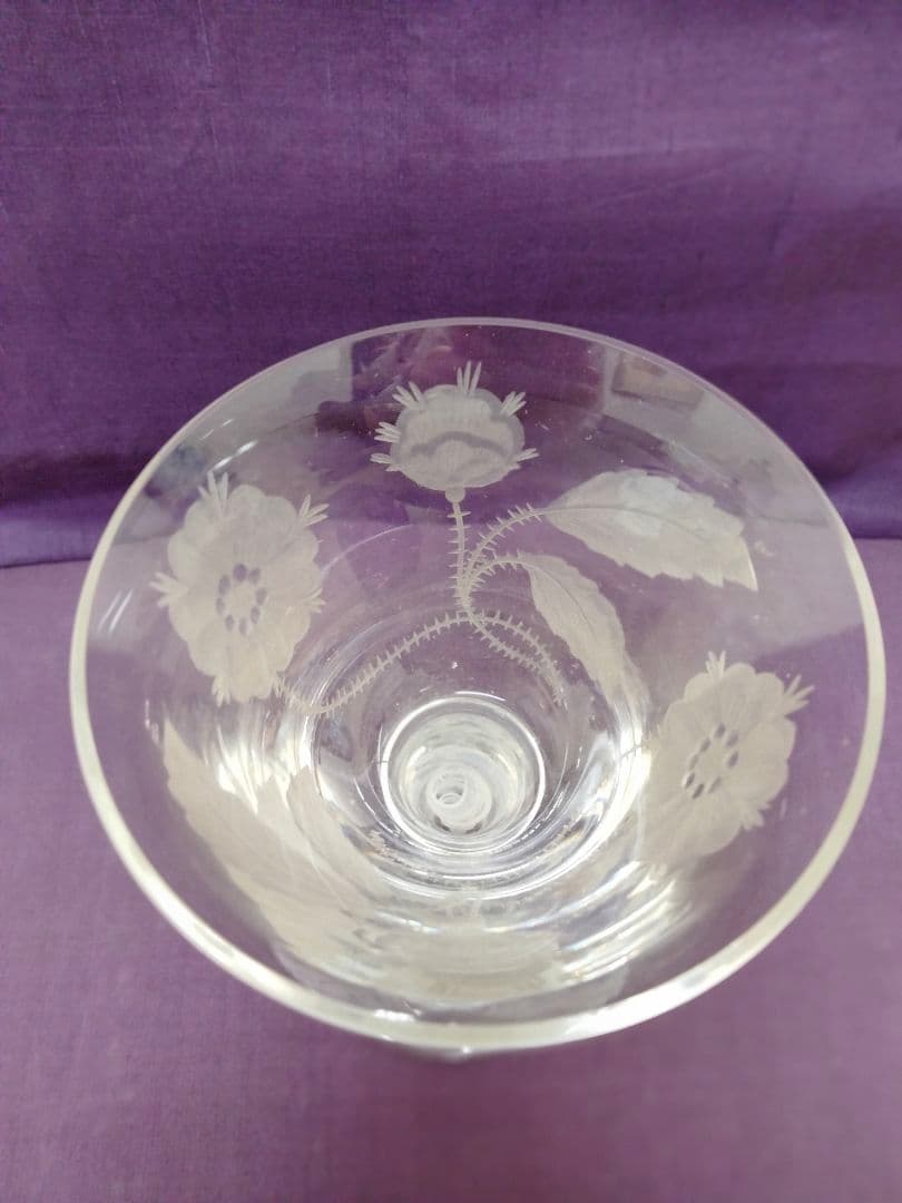 ま*る様 【最終お値引きです】ベネチア【ツイストグラス】バカラ　ガラス　ワイン