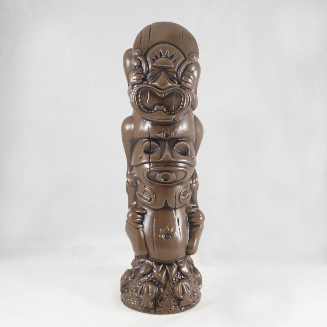 ★Tiki Farm ティキ マグ MELE HOA Mug BROWN 新品