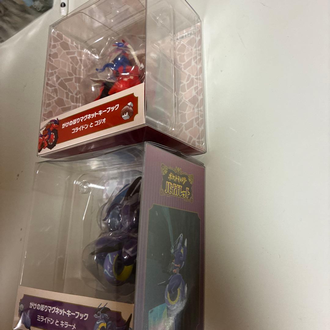 ポケモンがけのぼりマグネットキーフック　コライドン　ミライドン　コジオ　キラーメ