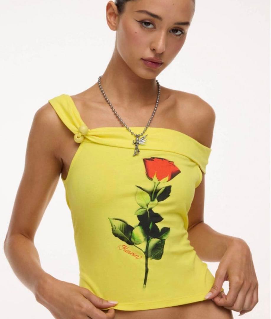 Heaven by Marc Jacobsワンショルダー ローズタンク