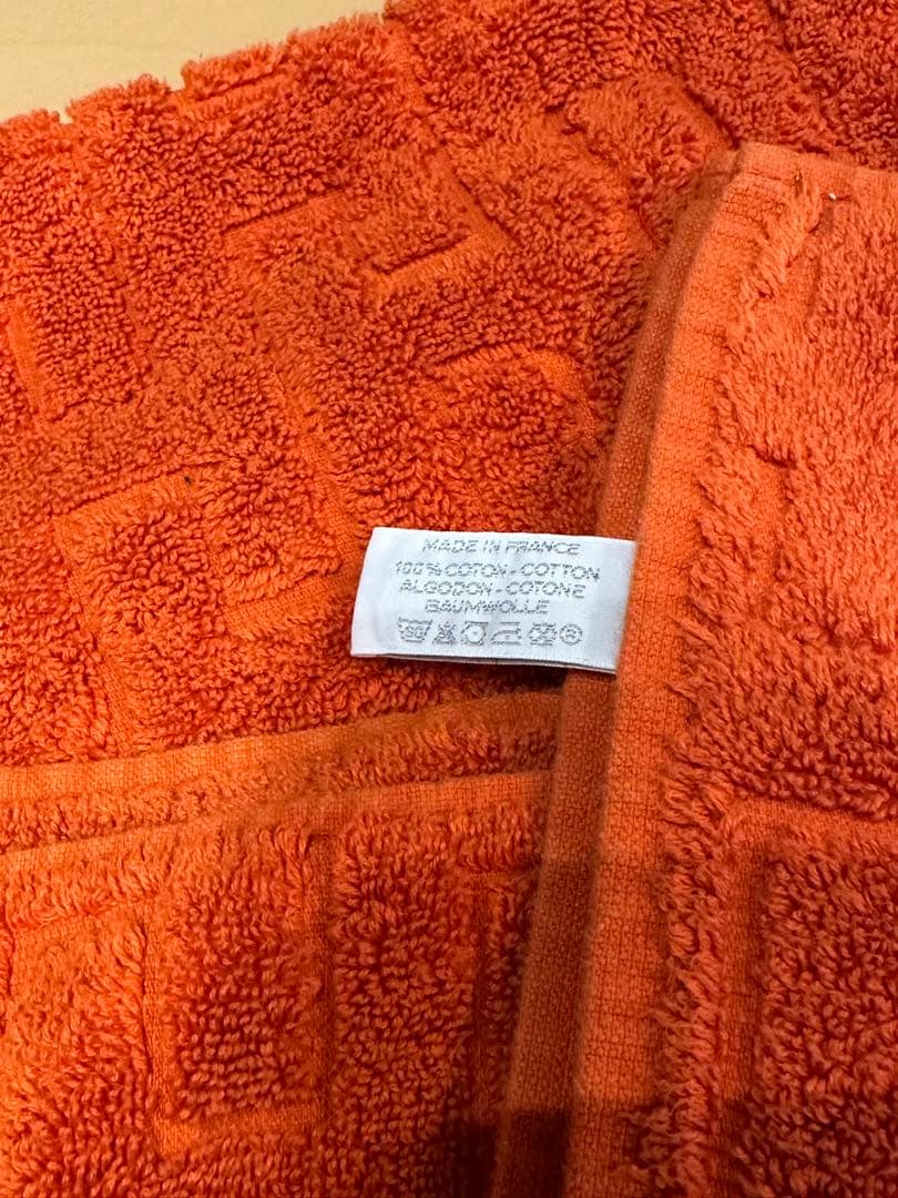 【大判】HERMES バスタオル　ブランケット　ビーチタオル