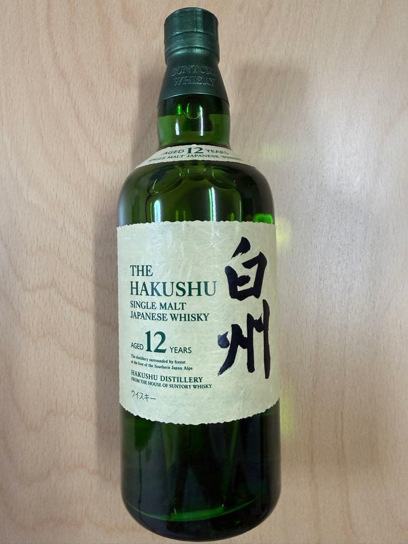 白州 12年 サントリーウイスキー 700ml シングルモルト　箱無し