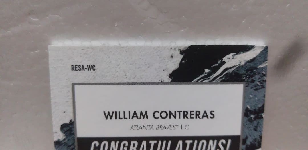 ゲームセンター・ゲームカード WILLIAM CONTRERAS