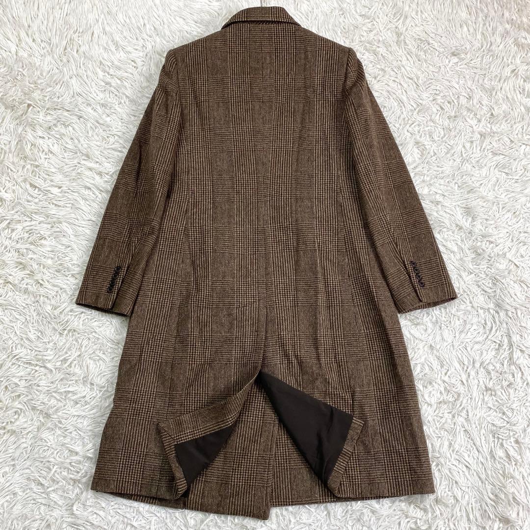 美品✨ローレンラルフローレン ロングチェスターコート ダブル グレンチェック M