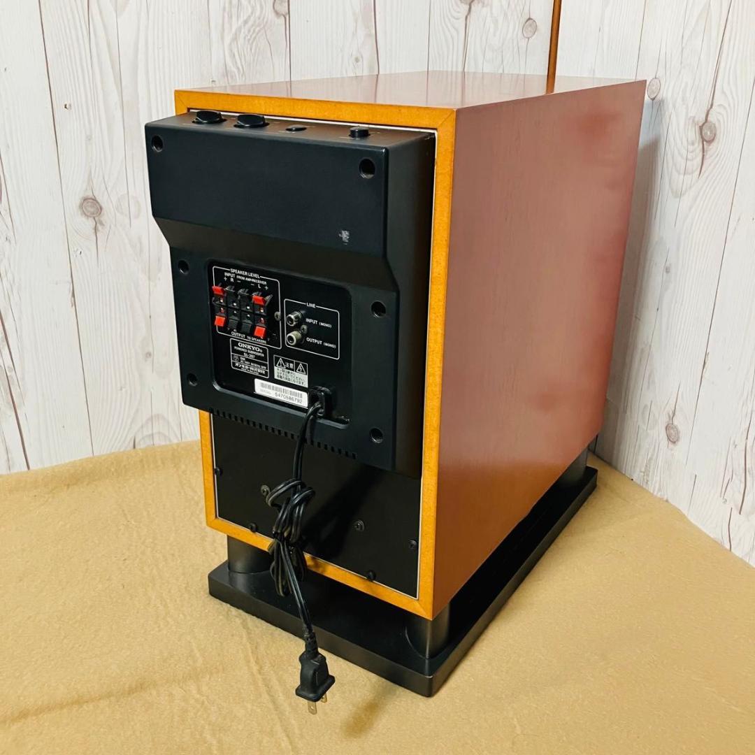 ONKYO サブウーファー SL-207 アンプ内蔵サブウーファー オンキョー