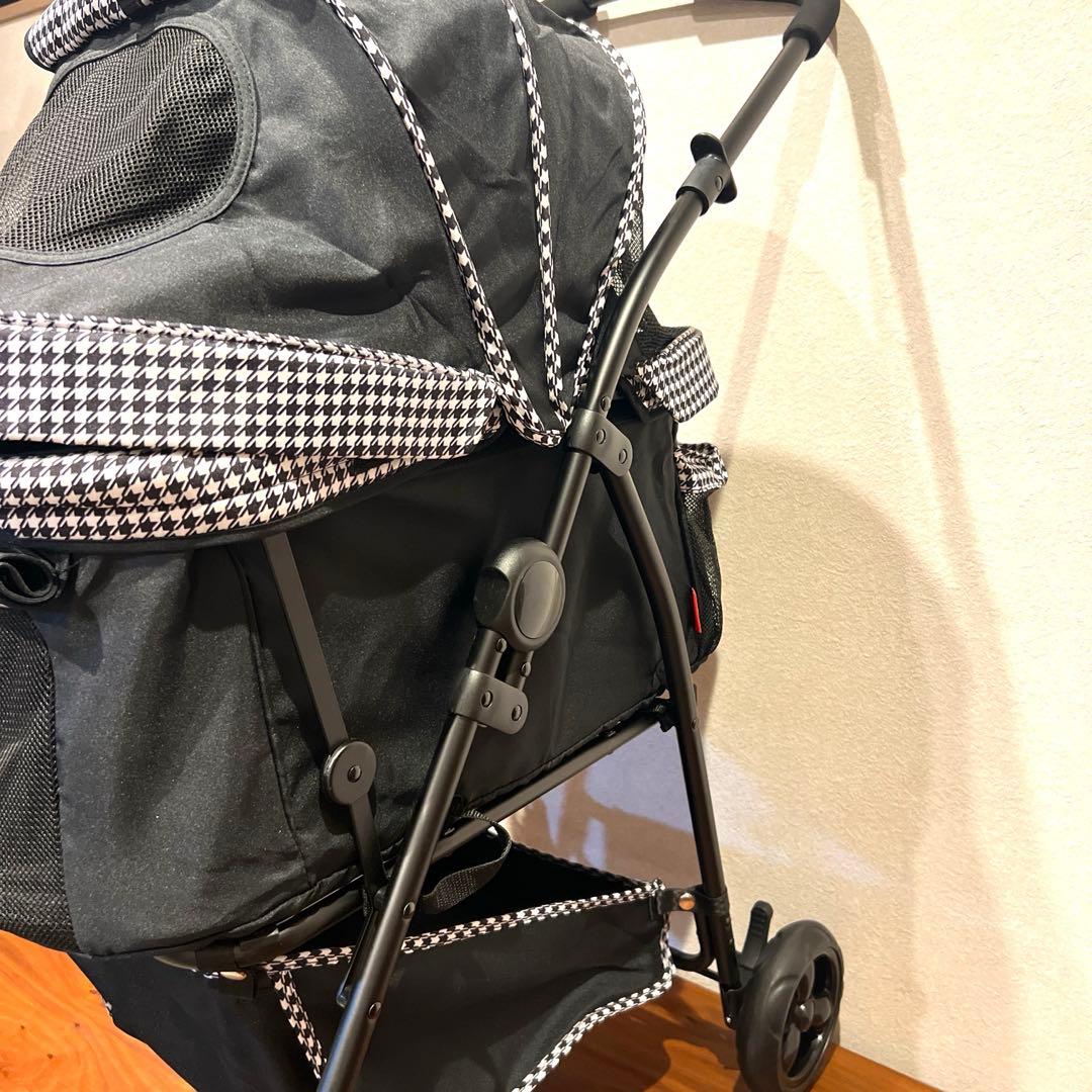 美品 ほぼ未使用 GEX わんわんカート多頭用DX plus ペットカート