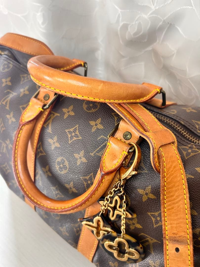 Louis Vuitton ボストンバッグ モノグラムチャーム付き