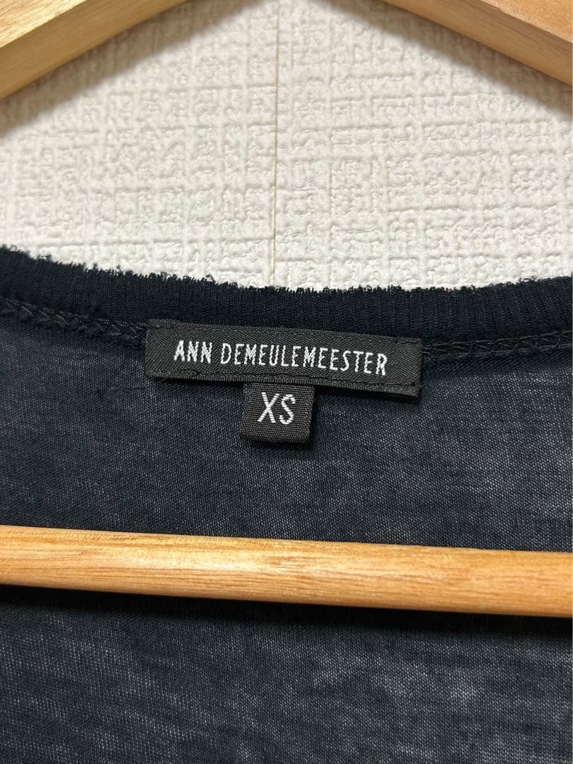 Ann Demeulemeester バイカラー 変形 アシンメトリー Tシャツ