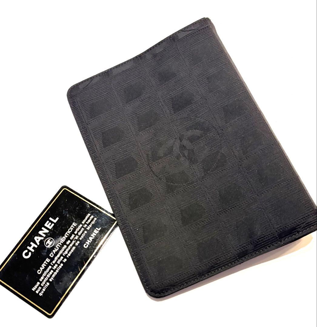 シャネル☆システム手帳　ニュートラベルライン　アジェンダ　ココマーク　ロゴ　黒