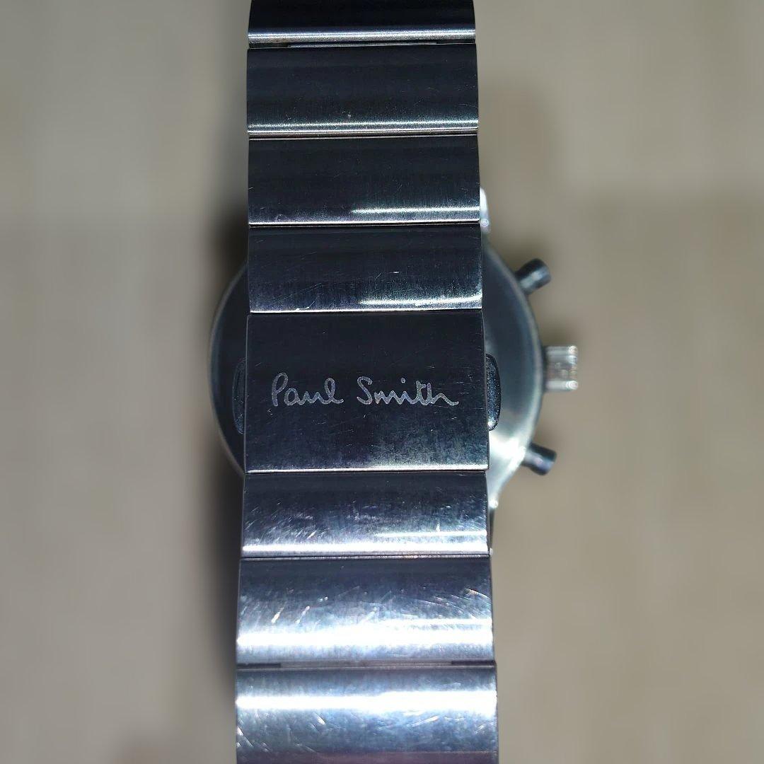 送料無料 ポールスミス ケンブリッジ クロノグラフ 26/1/17交換