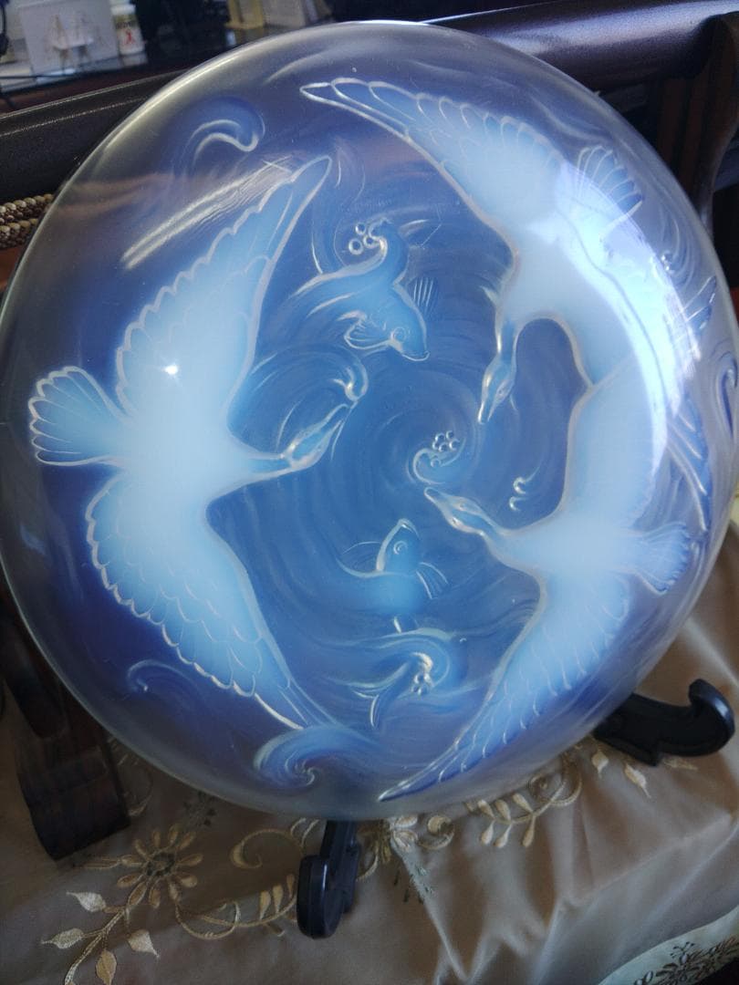 オパールセントグラス　大皿