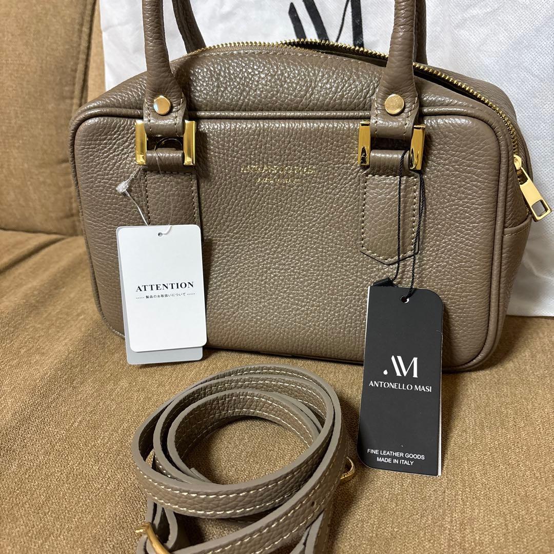 【新品・未使用】アントネッロマージ　SLOBE別注　レザーボストンバッグ