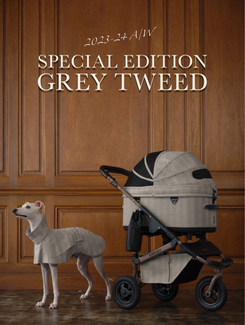 【美品】エアバギー　ドーム3 グレーツイード　レギュラー、アクセサリー多数