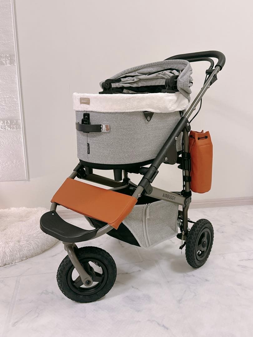 【美品】エアバギー　ドーム3 グレーツイード　レギュラー、アクセサリー多数