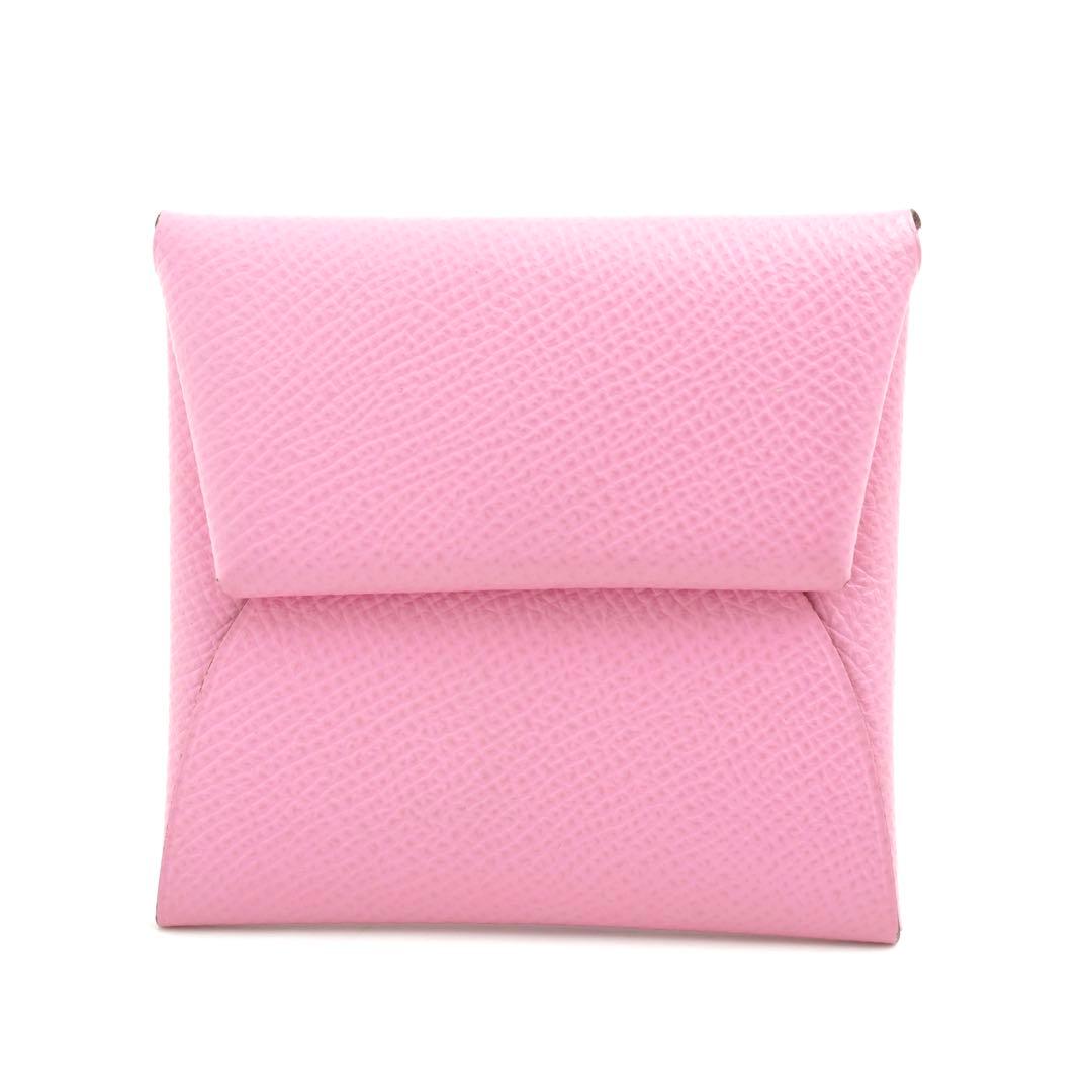 ✨新品未使用・箱付き✨　HERMES ケース　バスティア　エプソン　ピンク