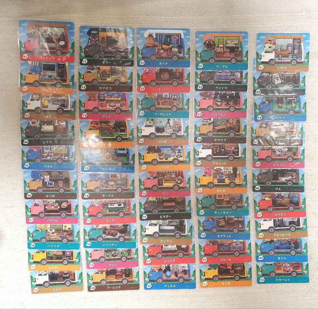とび森 アミーボ amiibo カード amiibo+ 全50種 コンプセット