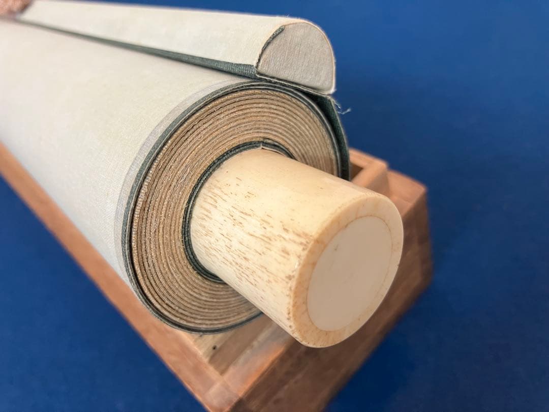 尾竹越堂【うさぎ】絹本　掛軸（尾竹竹坡）（尾竹国観）