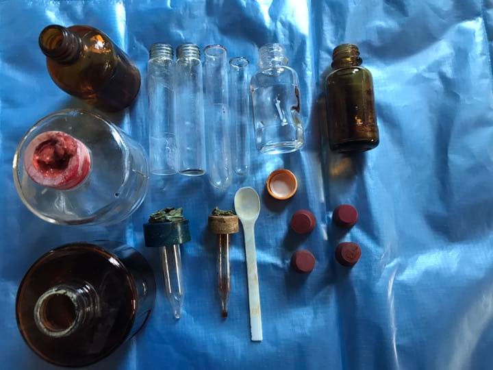 昭和レトロ　土壌診断器具　箱入り