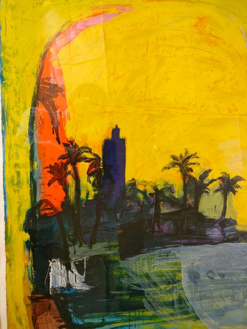 吉岡耕二のリトグラフ 自筆サインとエディションナンバーが有ります