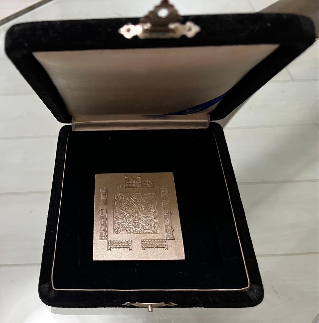 1968年　メキシコオリンピック大会　記念メダル　銀板　925 銀 メダル　箱入