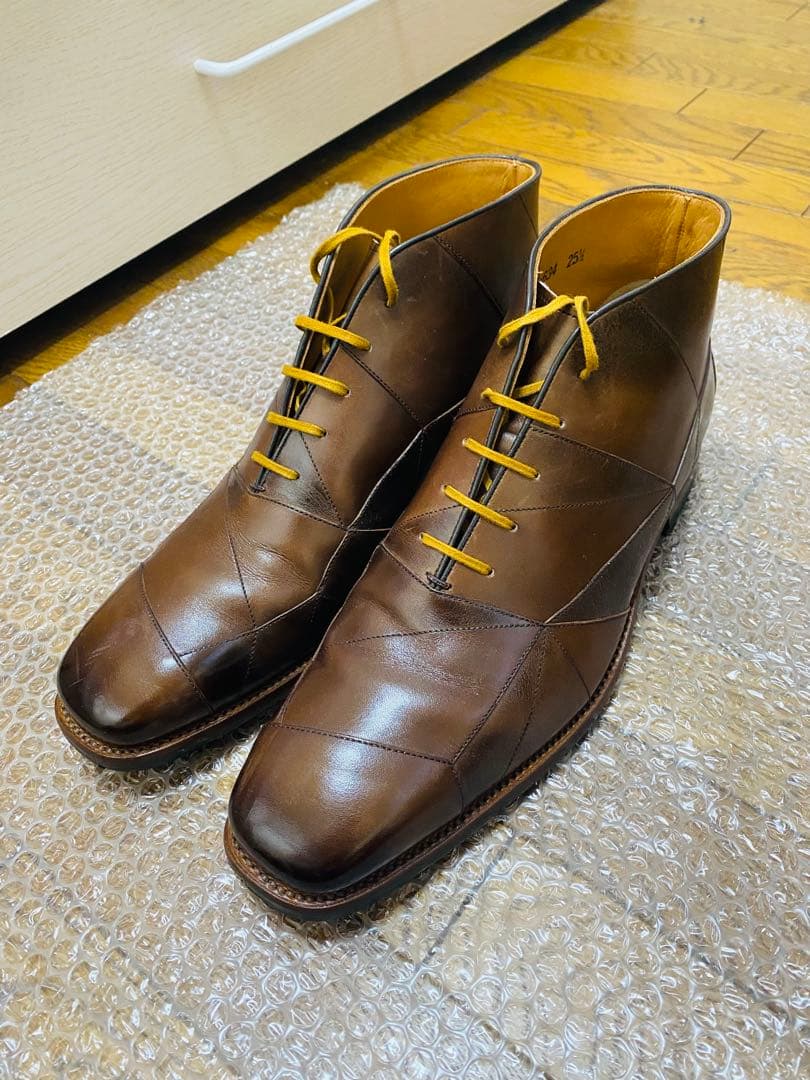 スコッチブラウン　スパイダー　25.5cm EE 美品