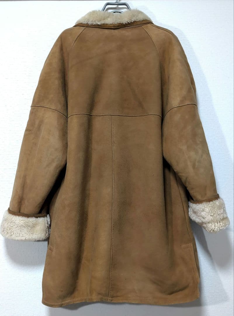 J.J.Malone ムートンコート ラムスキン ボア 英国製 90s XL