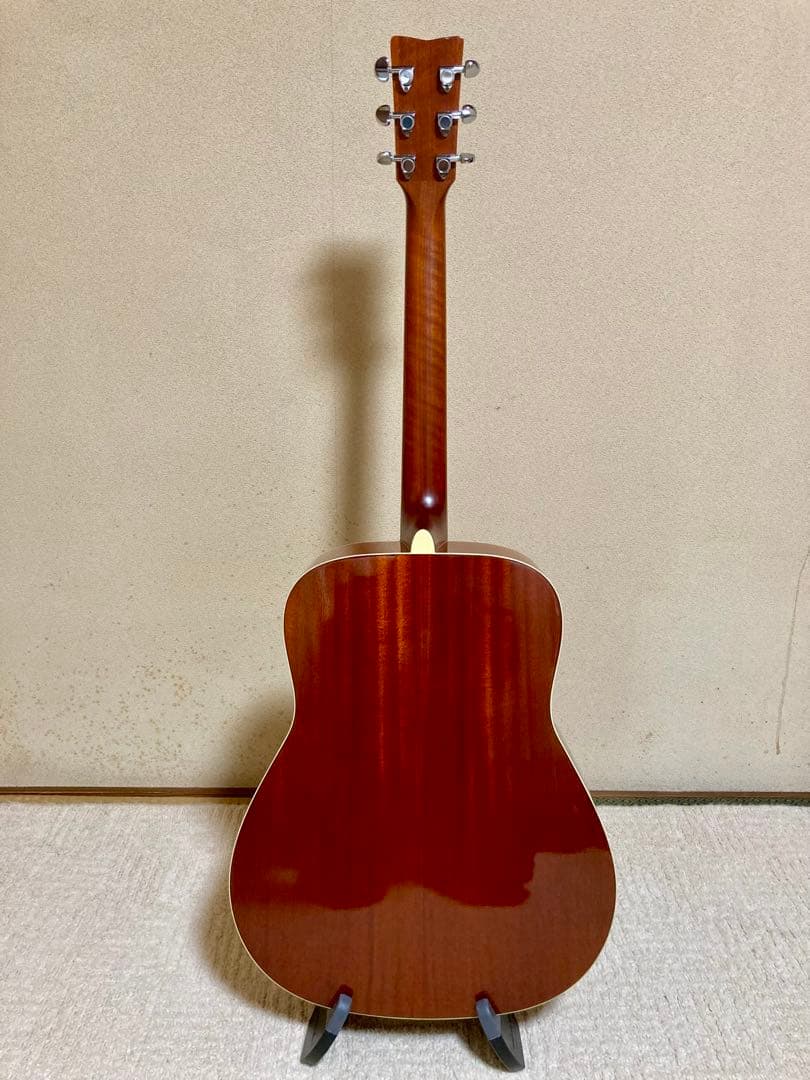 美品 メンテ済 超低弦高 ヤマハ FG820 オータムバースト おまけ付 新品弦