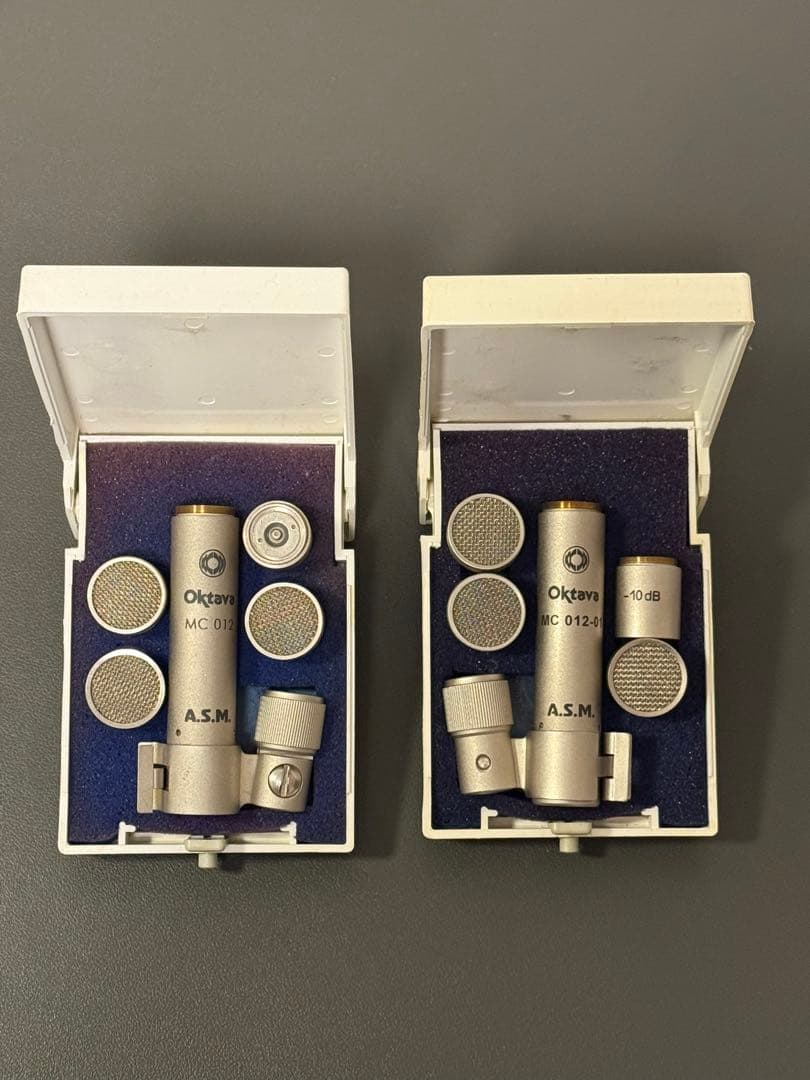 【希少・フルセット】Oktava MC 012 コンデンサーマイク ペア