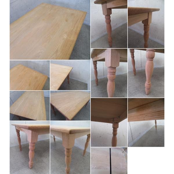 展示品■MUKU工房■旭川家具■天然木無垢材■ダイニングテーブル■幅165㎝