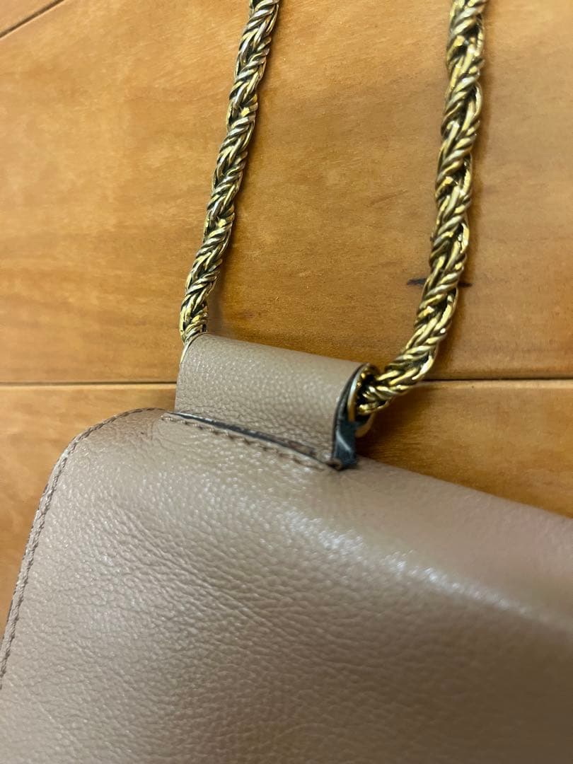 Chloé ベージュ ショルダーバッグ エルシー　クロエ